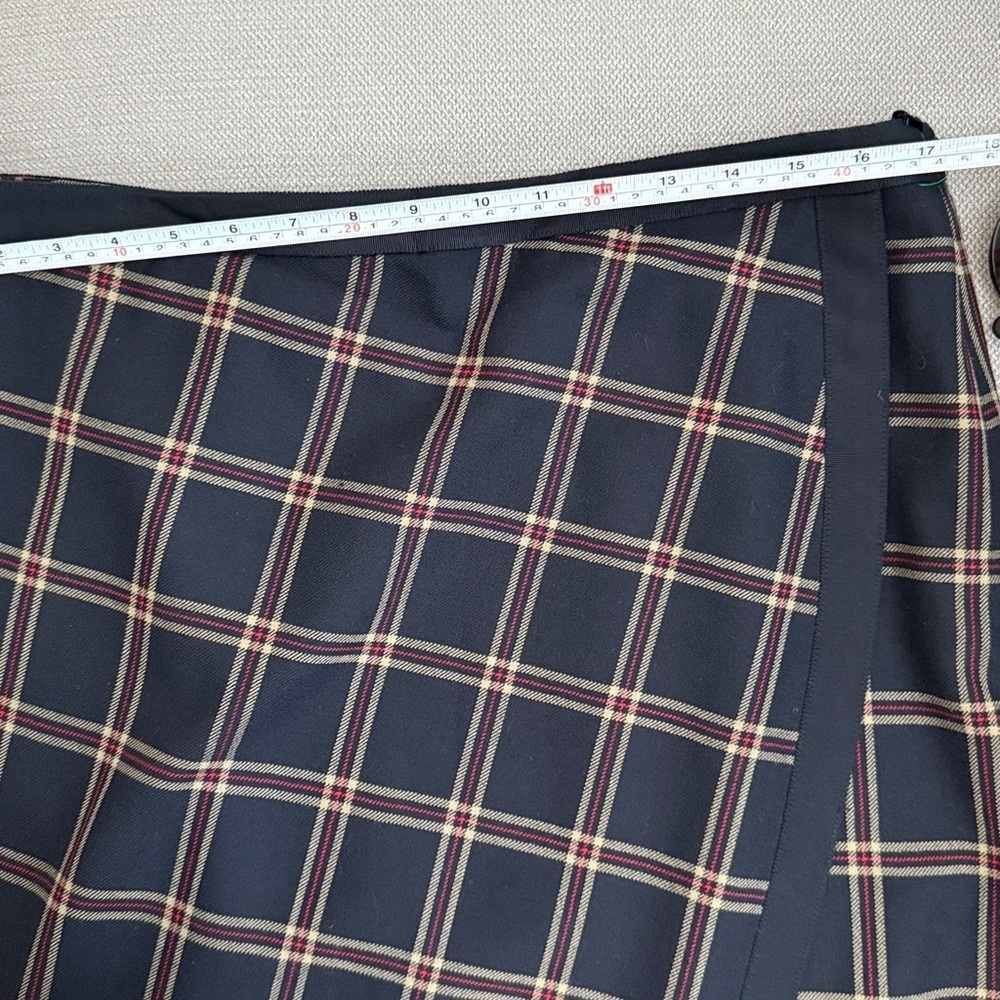 Brooks Brothers Wool Plaid Pencil Skirt Size 12 NWT - Picture 9 of 13